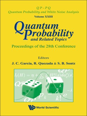 cover image of Quantum Probability and Related Topics--Proceedings of the 28th Conference